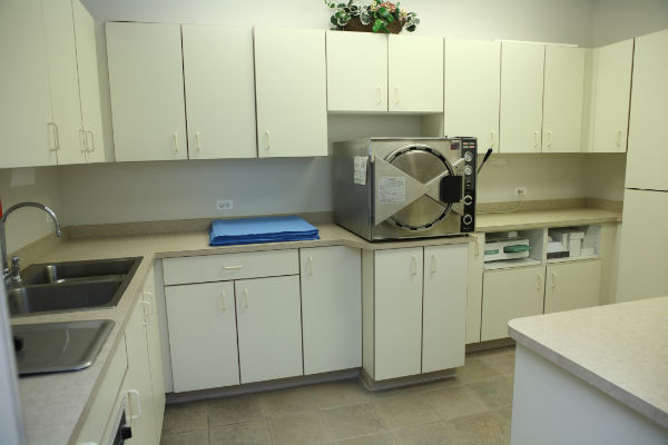 Steam sterilization Autoclave room